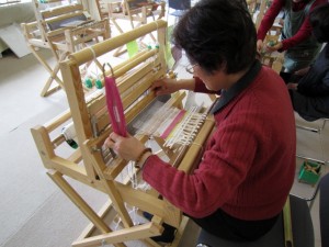 織りの体験教室